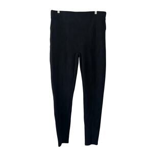 Spanx Women's Plus Faux Suede Dark Navy High Rise Shaping Leggings 1X Tall